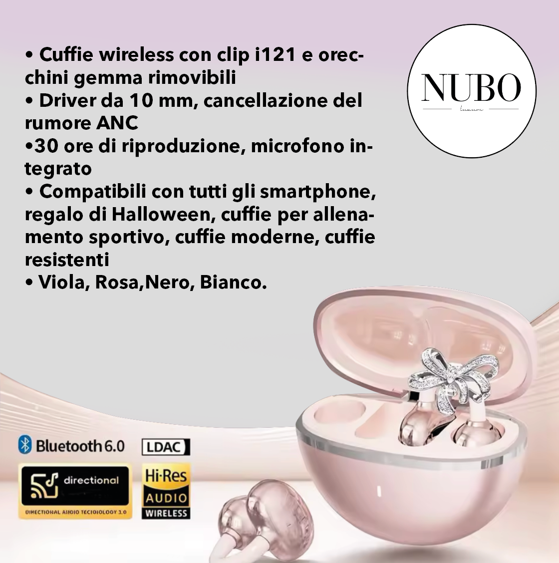 Cuffie Wireless Gioiello