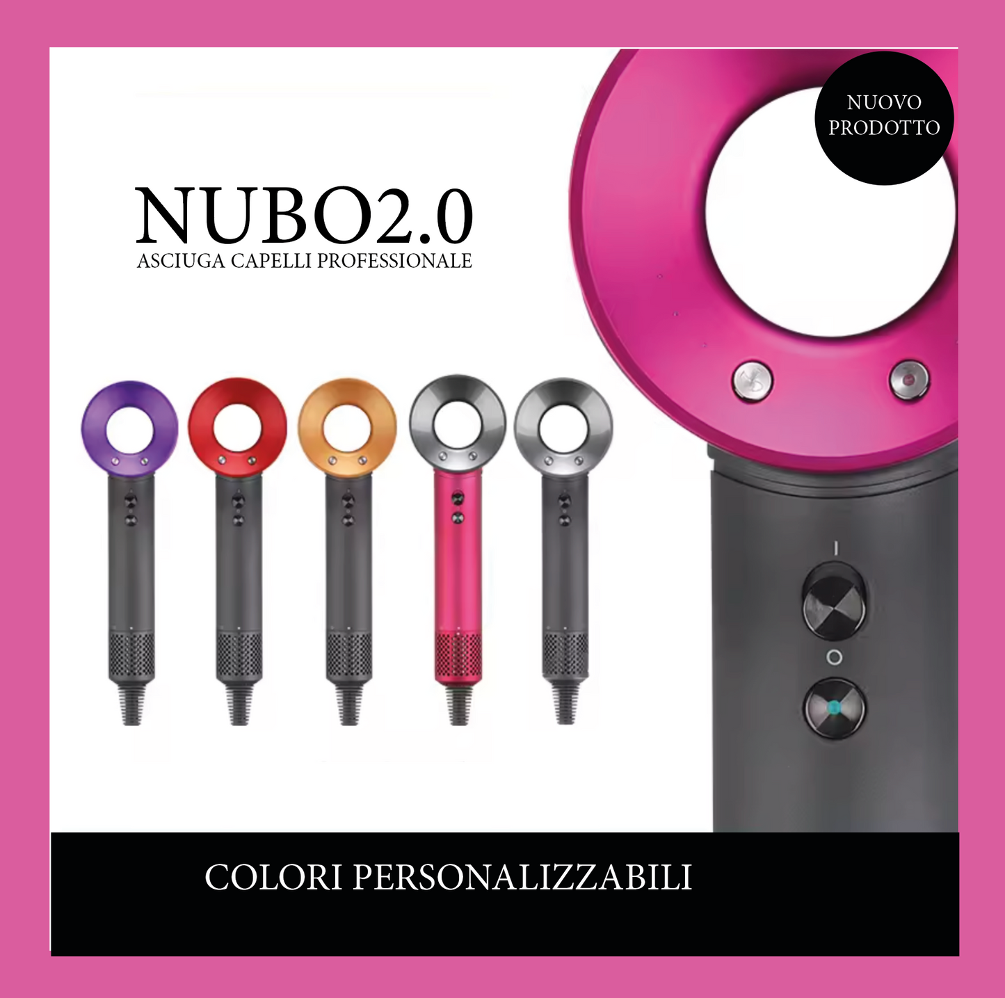 NUBO2.0 - ASCIUGA CAPELLI PROFESSIONALE